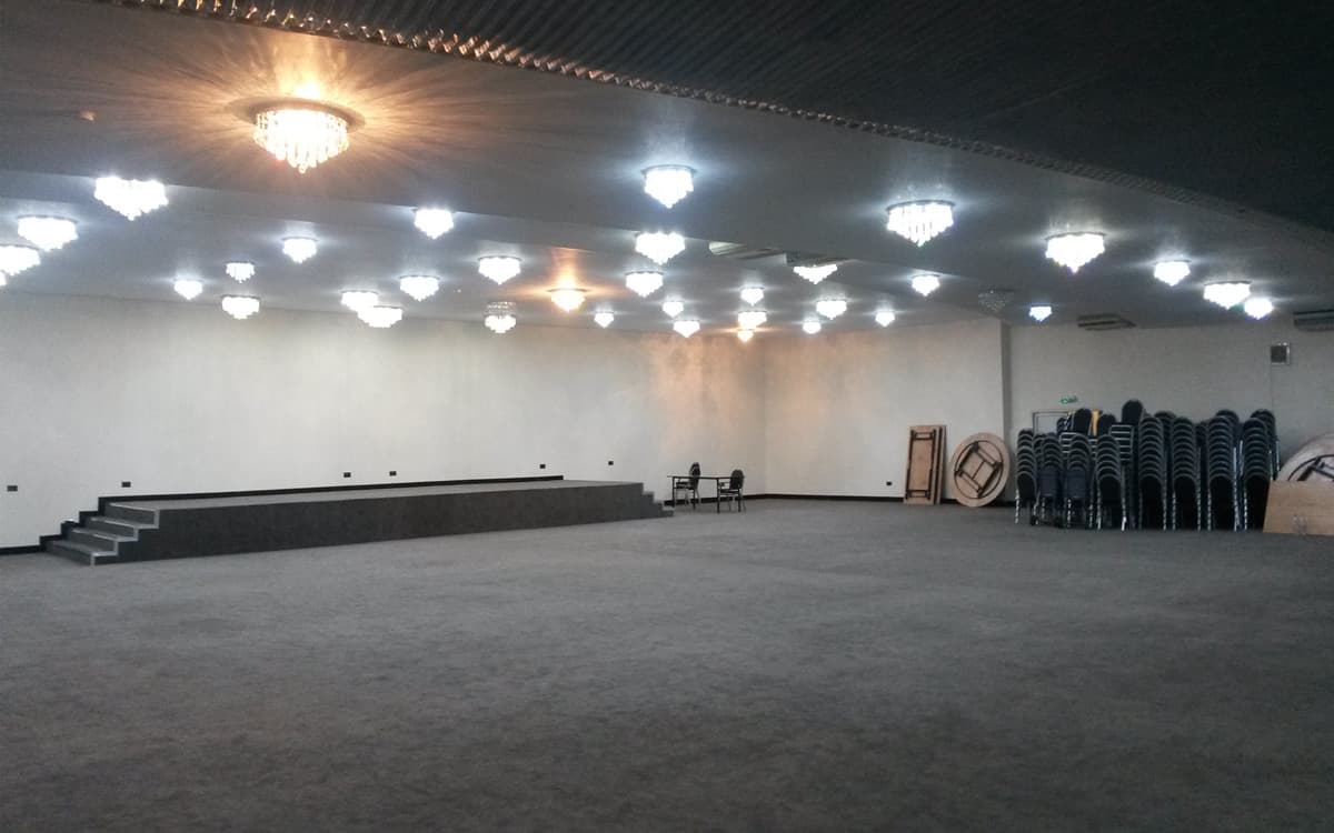 commercial event hall lighting installation in Essex